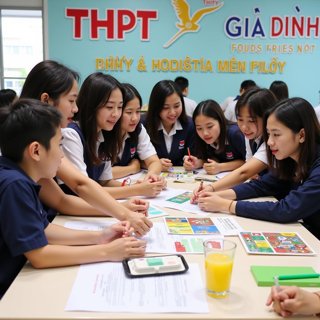 Hoạt động ngoại khóa sôi nổi tại THPT Gia Định