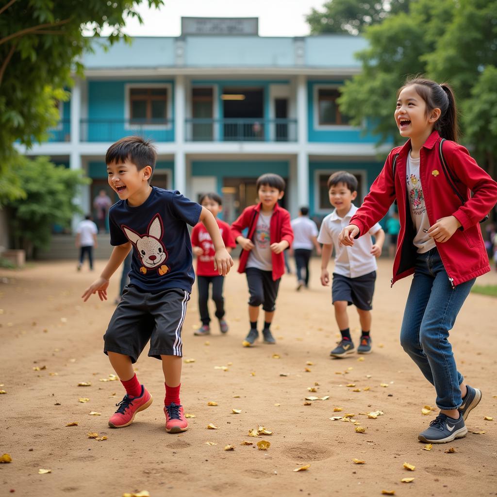 Hoạt động ngoại khóa tại trường tiểu học Hồng Đức