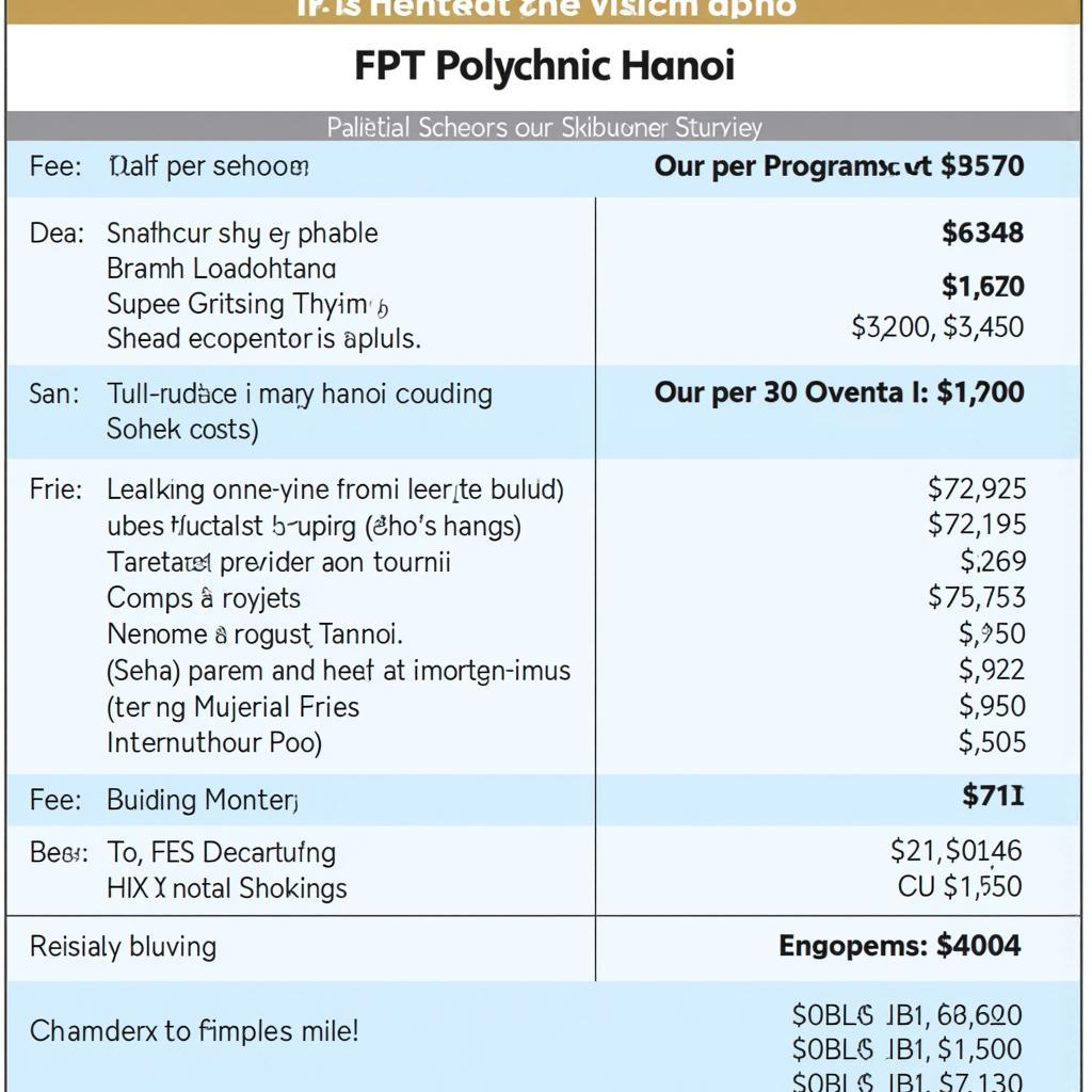 Học phí Cao đẳng FPT Hà Nội