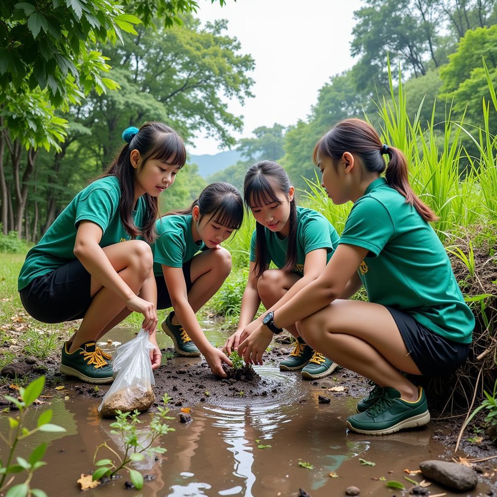 Học sinh Gia Định bảo vệ môi trường