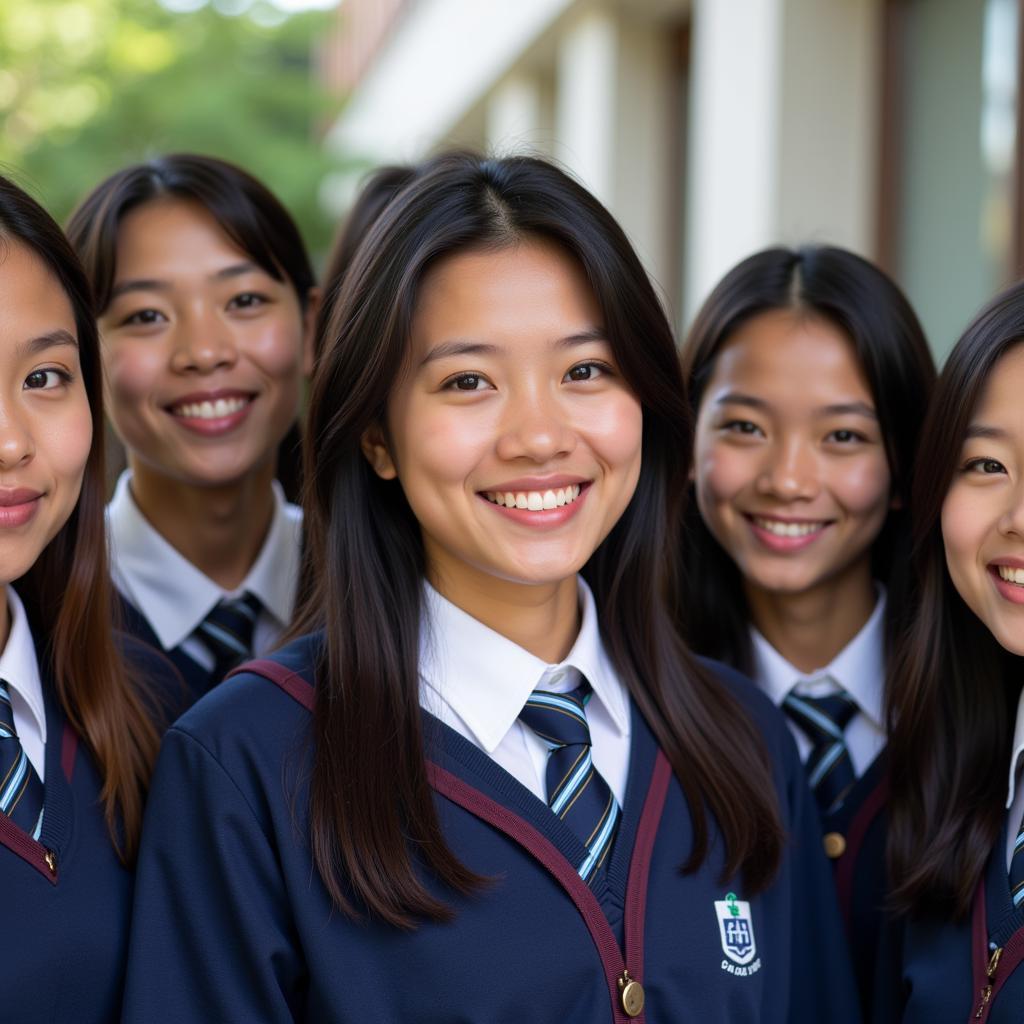 Proud students of Gia Dinh High School