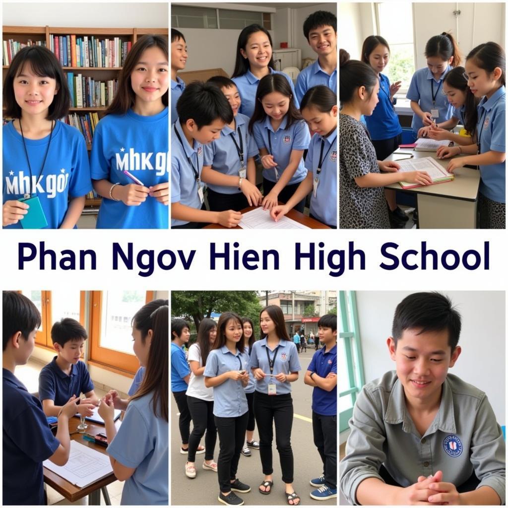 Học sinh Trường THPT Phan Ngọc Hiển