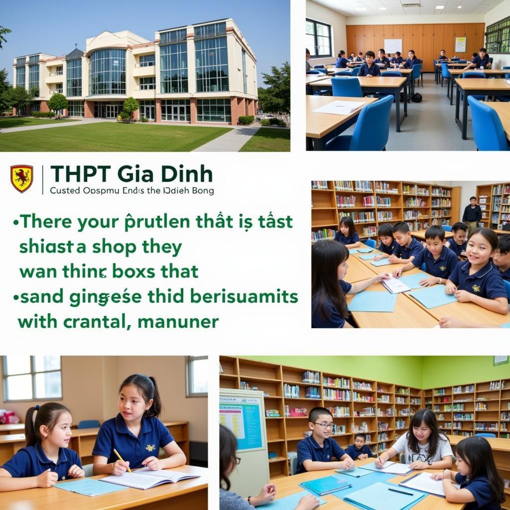 Môi trường học tập tại THPT Gia Định