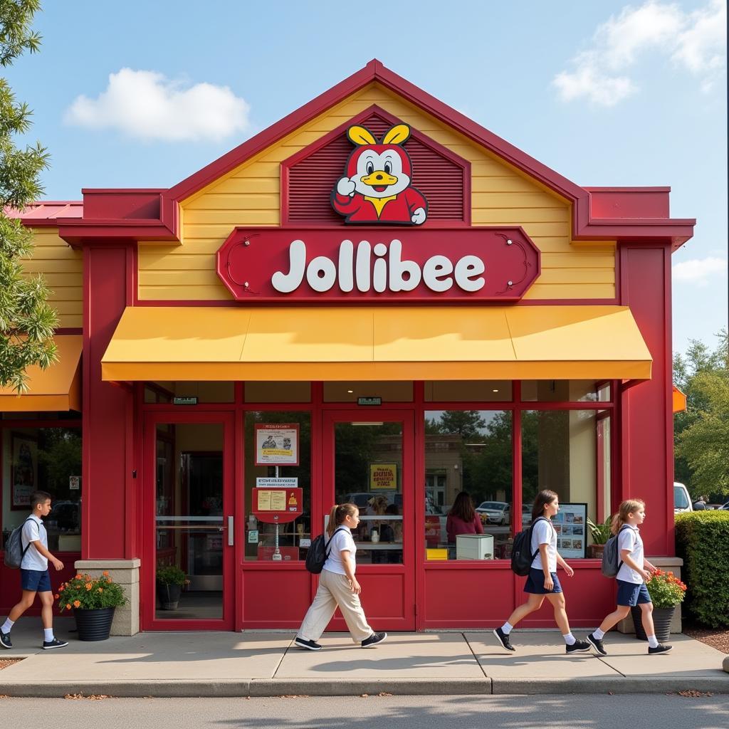 Jollibee và kỷ niệm học trò.