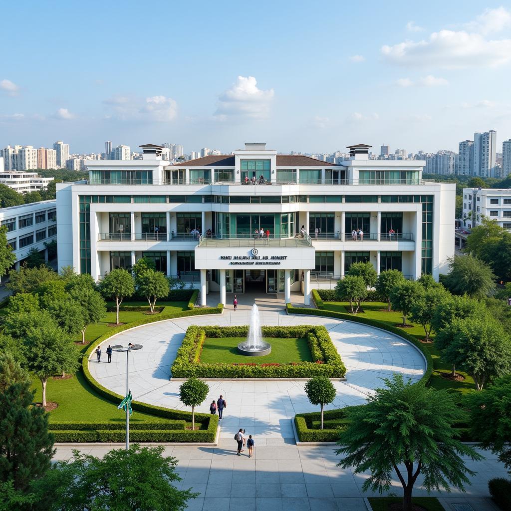 Khuôn viên trường Đại học Sư phạm Hà Nội