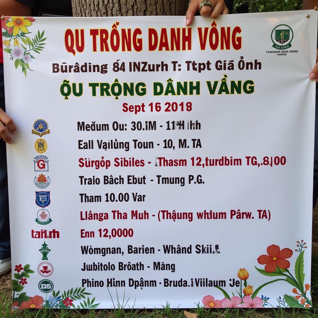 Lịch thi đấu Đấu Trường Danh Vọng mùa xuân tại THPT Gia Định