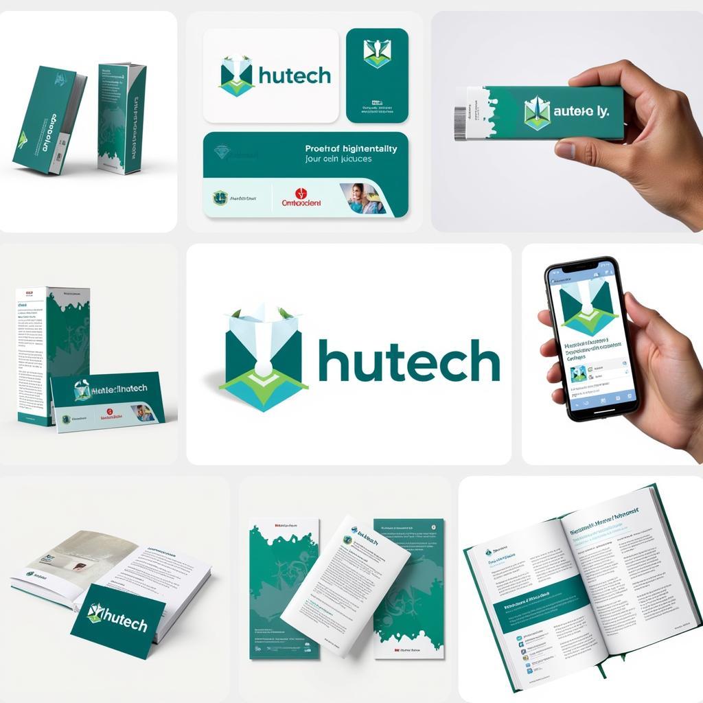 Logo HUTECH trong truyền thông và marketing