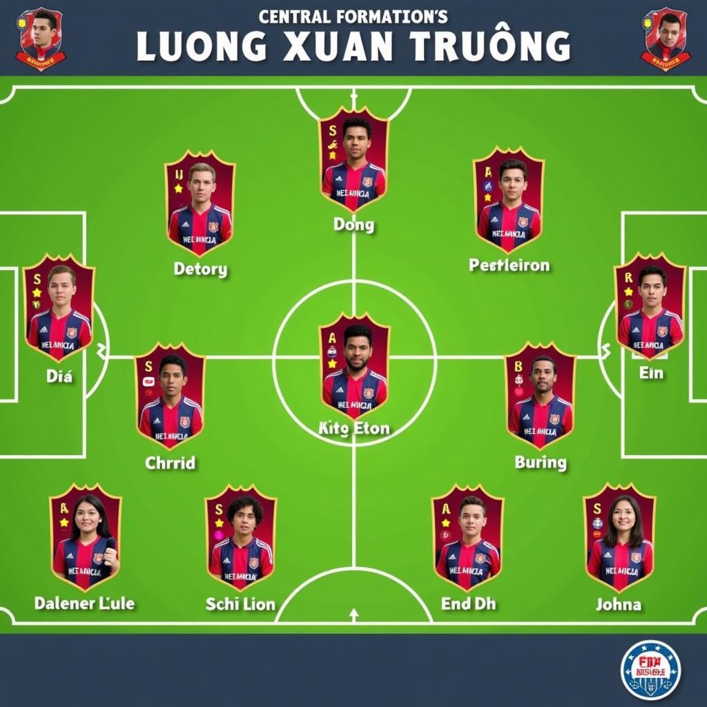 Lương Xuân Trường FIFA Mobile: Đội hình lý tưởng