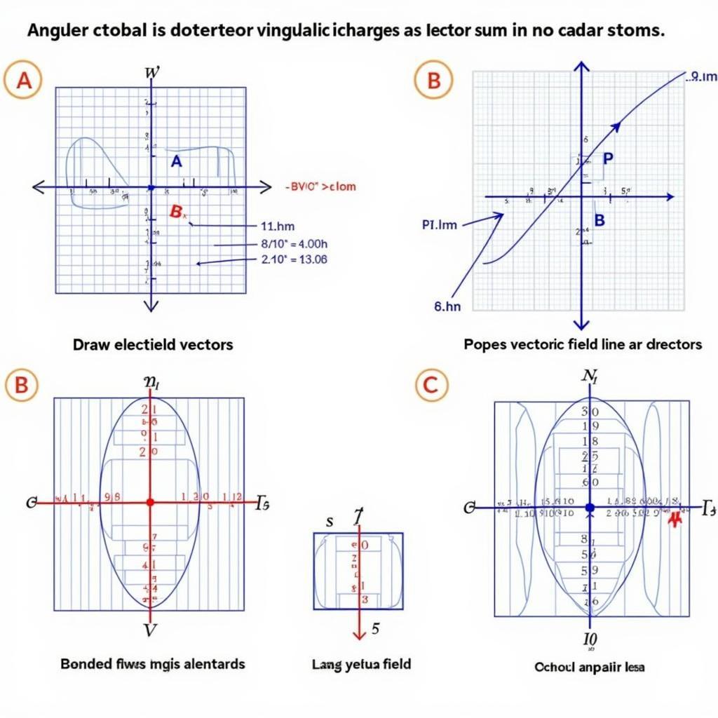 Mẹo vẽ vectơ cường độ điện trường chính xác