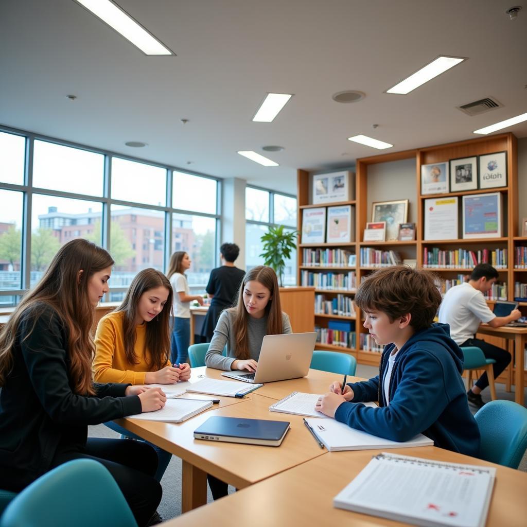 Modern and supportive learning environment at North American International English Language School System