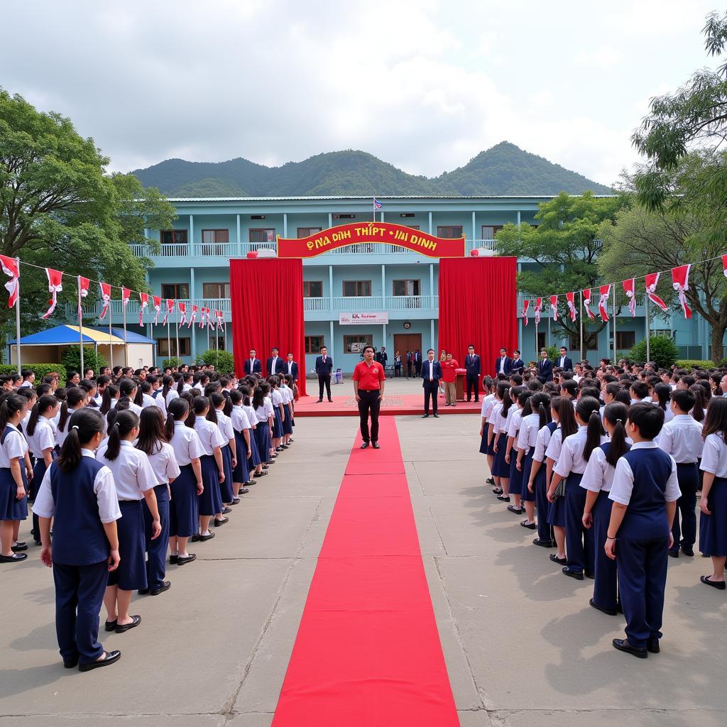 Ngày khai trường tại THPT Gia Định