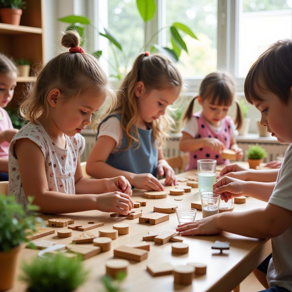 Phương pháp Montessori tại trường mầm non quốc tế