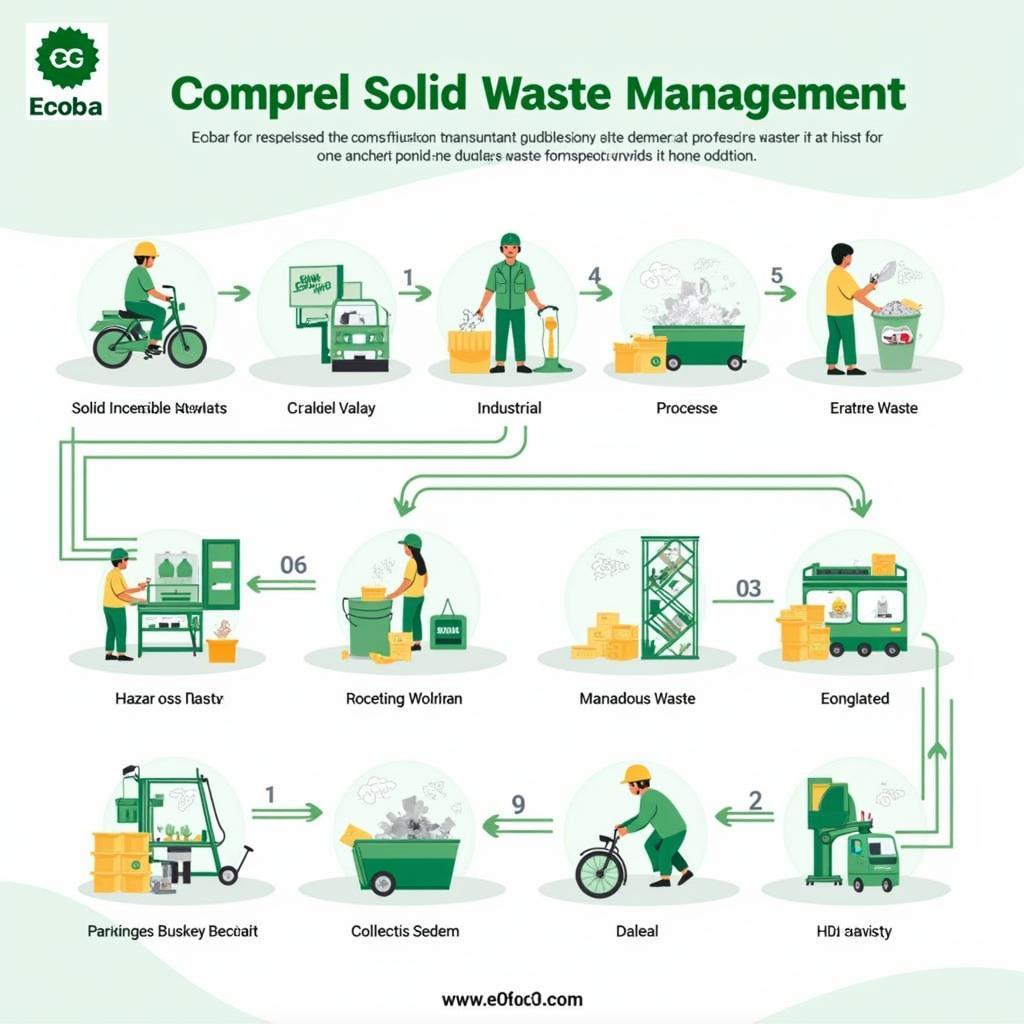 Quản lý chất thải rắn tại Ecoba Công nghệ Môi trường