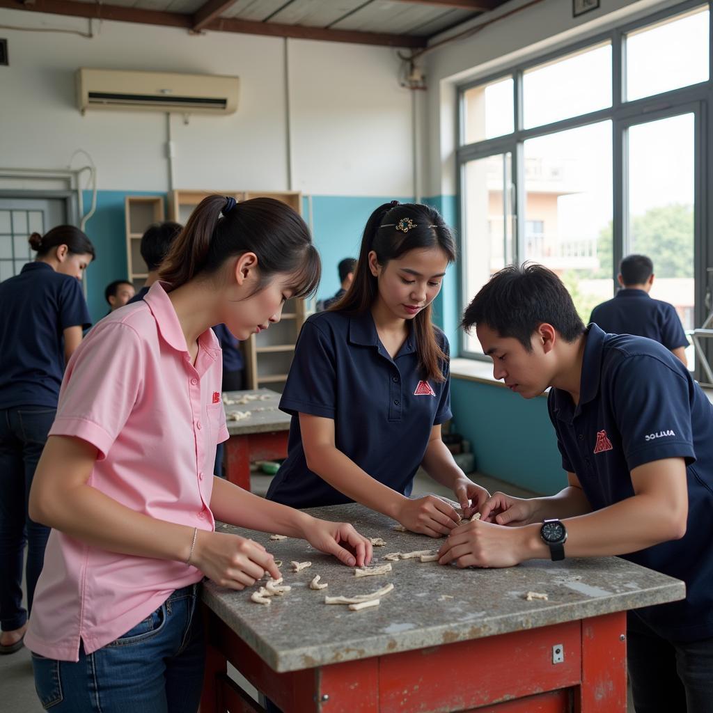 Sinh Viên Thực Hành Cao Đẳng Nghề Thái Nguyên