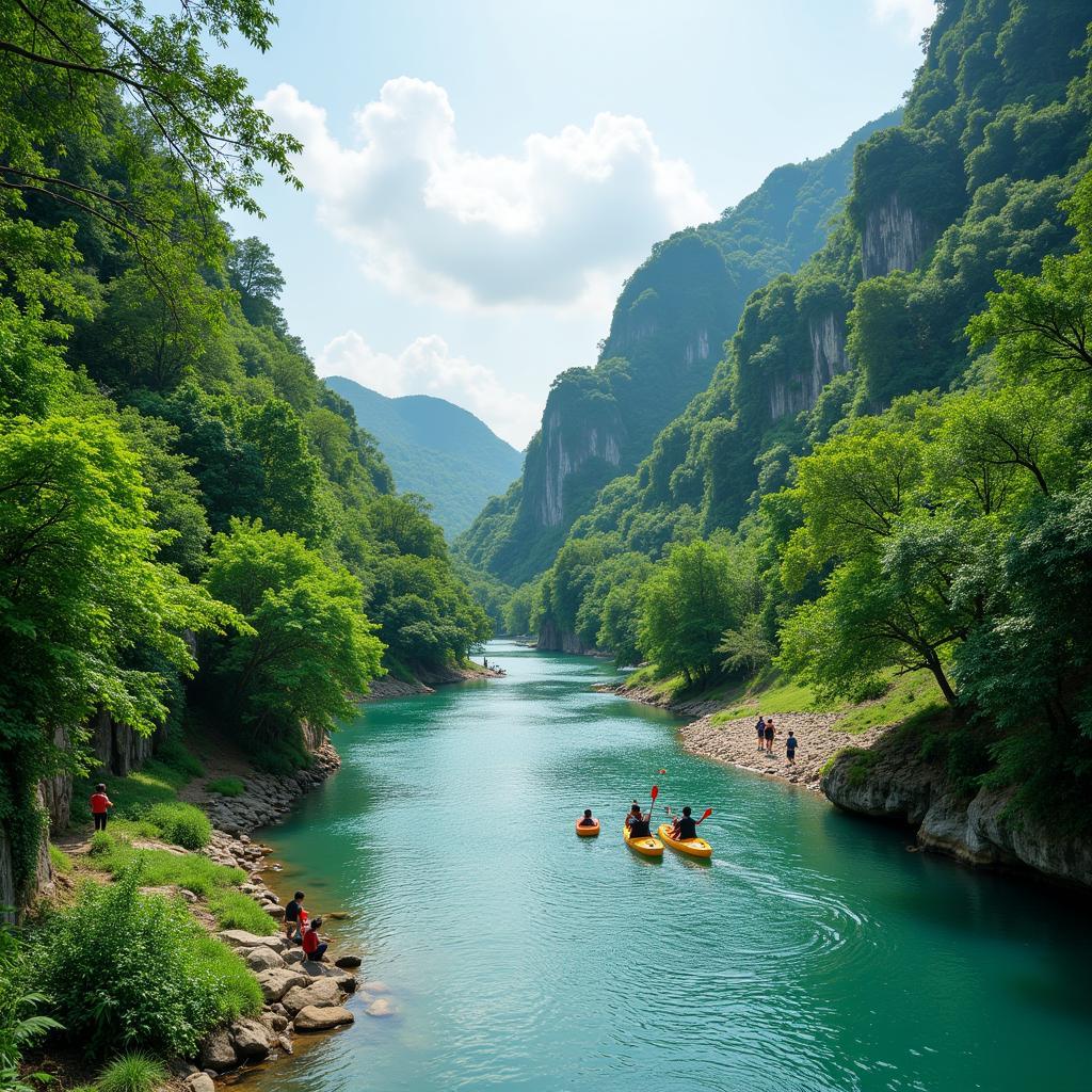 Vẻ đẹp thiên nhiên Sông Quán Trường Nha Trang