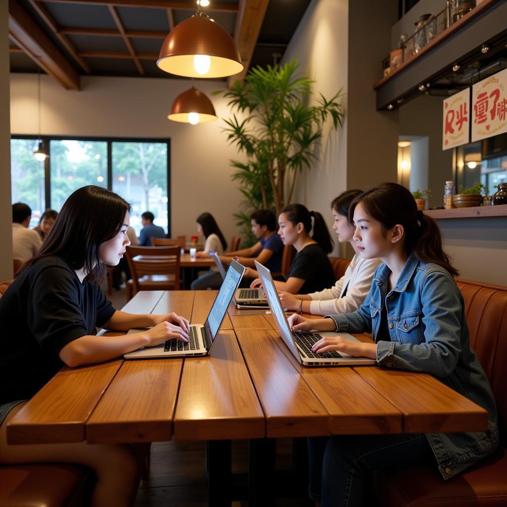 Wifi tốc độ cao tại The Coffee House gần Trường Thi Nghệ An