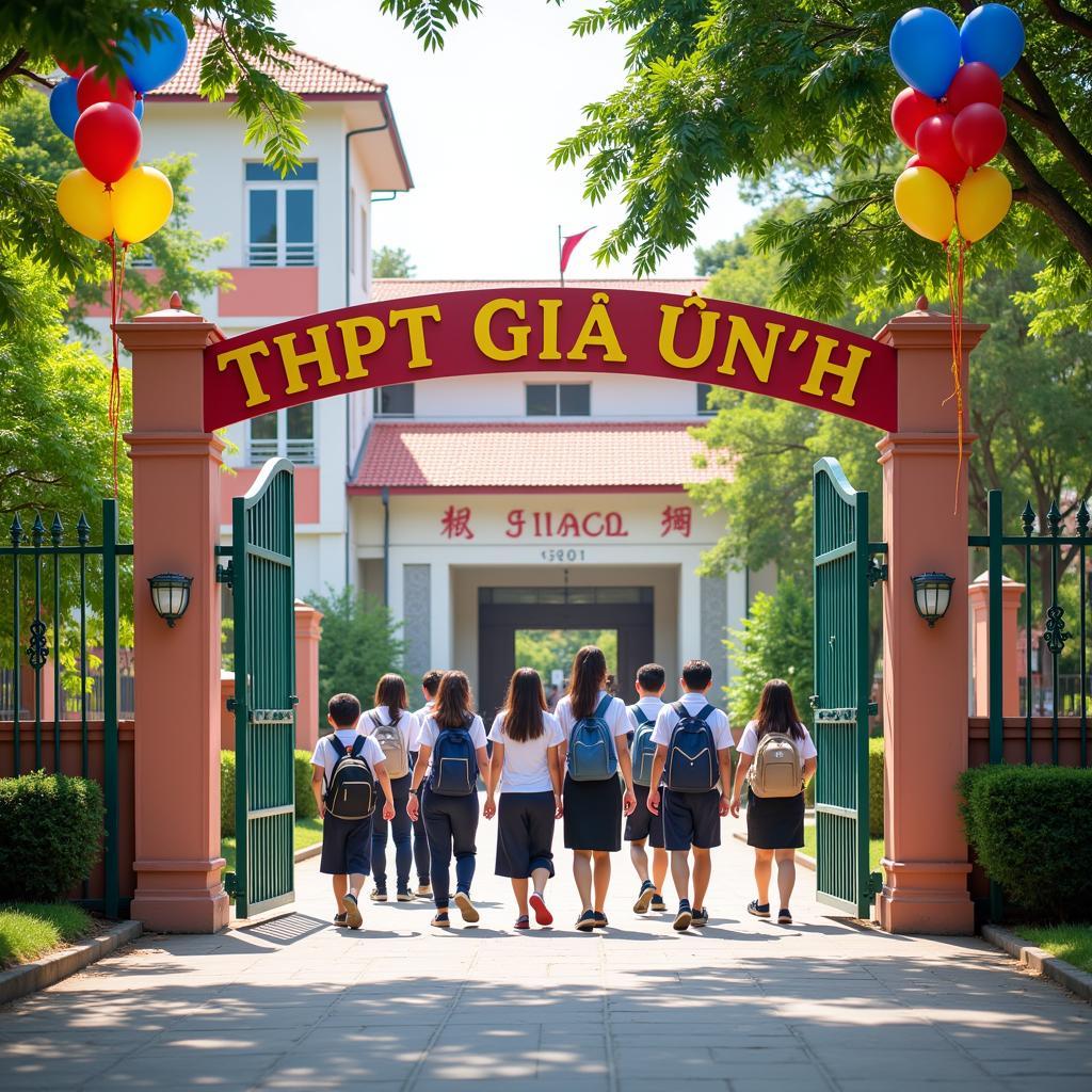 THPT Gia Định chào đón học sinh mới