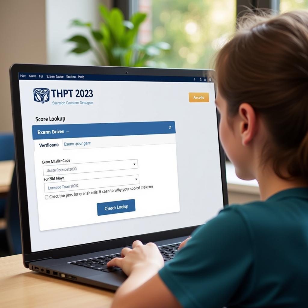 Tra cứu điểm thi THPT 2023 trên website