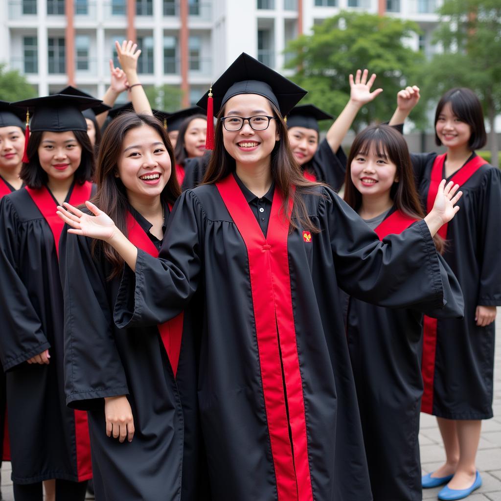 Graduating students of Vietnam Coal and Mineral Industries College