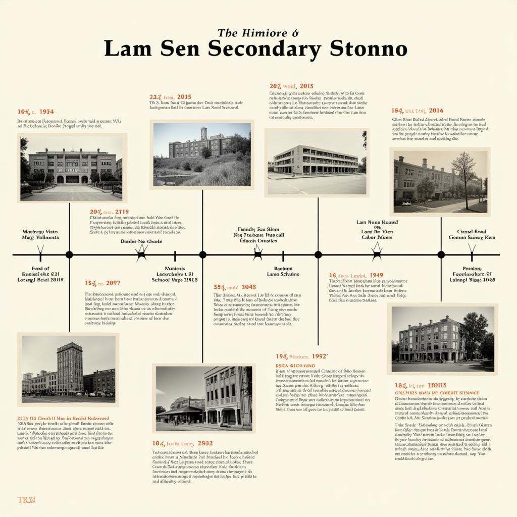 Lịch sử phát triển Trường THCS Lam Sơn