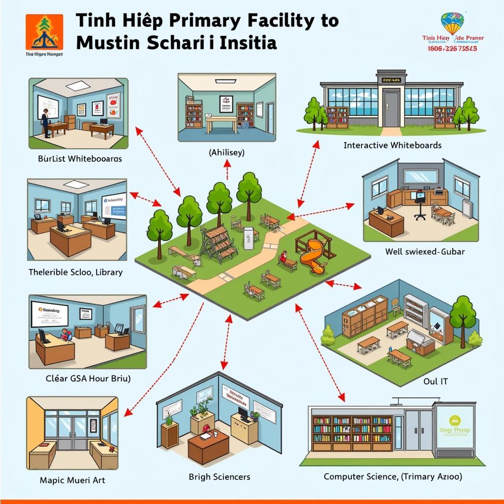 Cơ sở vật chất trường tiểu học Tịnh Hiệp