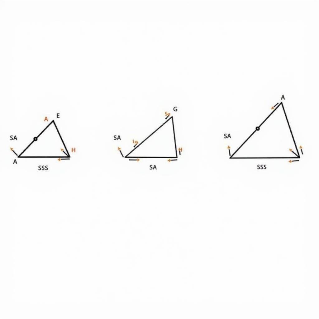 Các trường hợp đồng dạng của tam giác