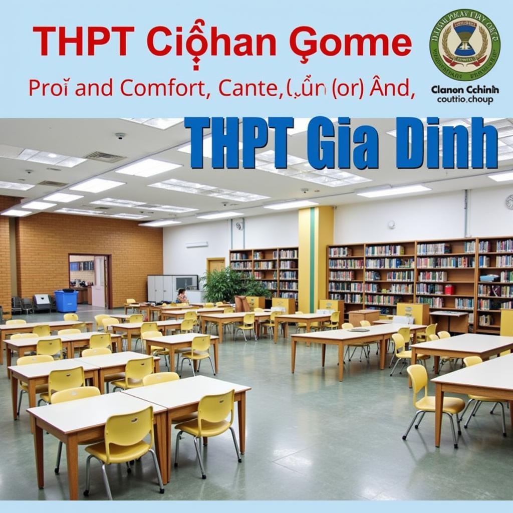 Cơ sở vật chất hiện đại của THPT Gia Định