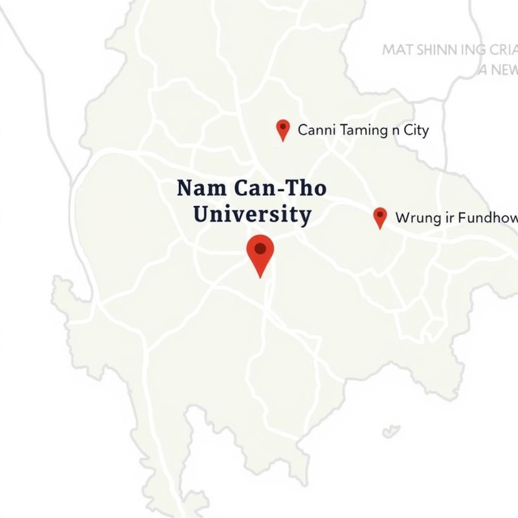 Địa chỉ Trường Đại học Nam Cần Thơ trên bản đồ