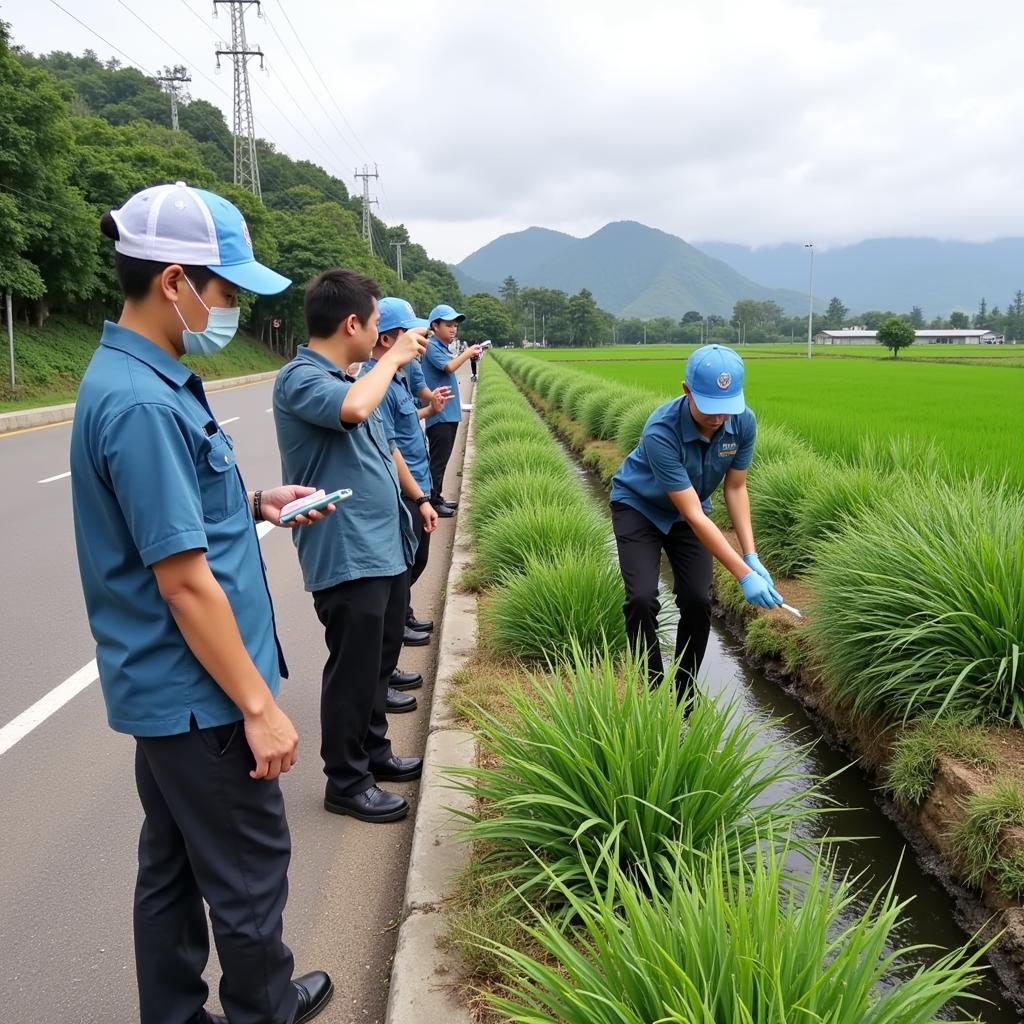 Hoạt động kiểm tra môi trường tại Bình Thuận