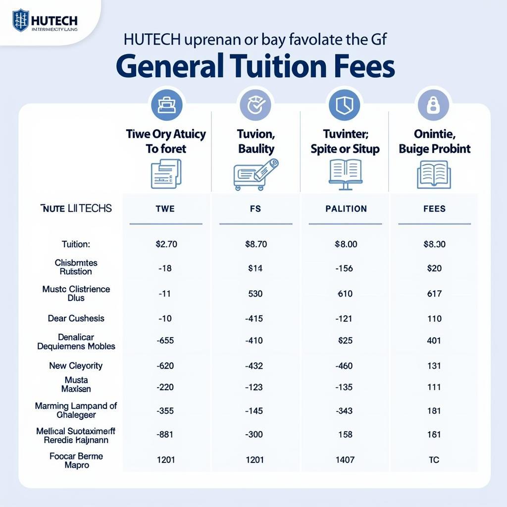 Học phí HUTECH khái quát