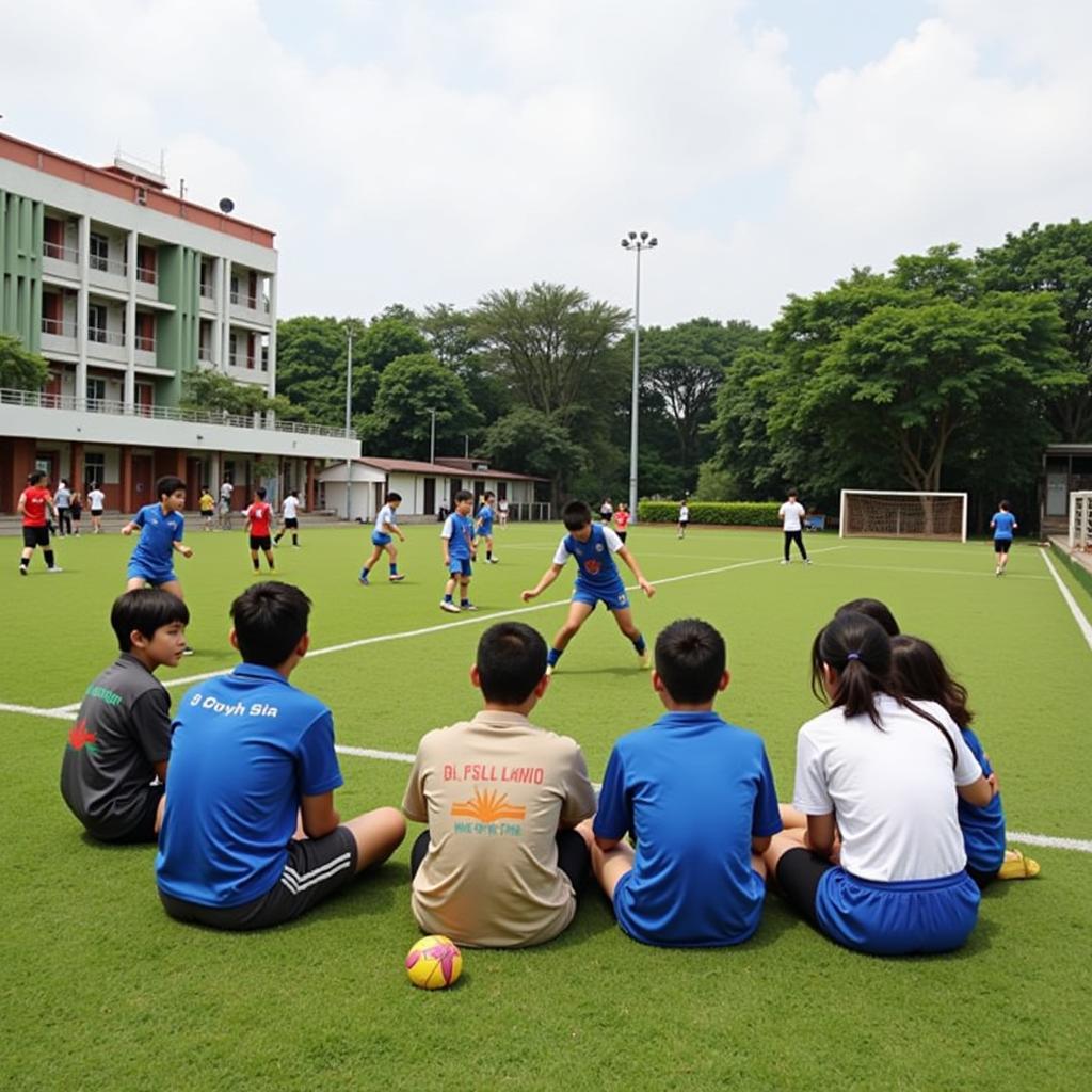 Học sinh THPT Gia Định tham gia hoạt động ngoại khóa