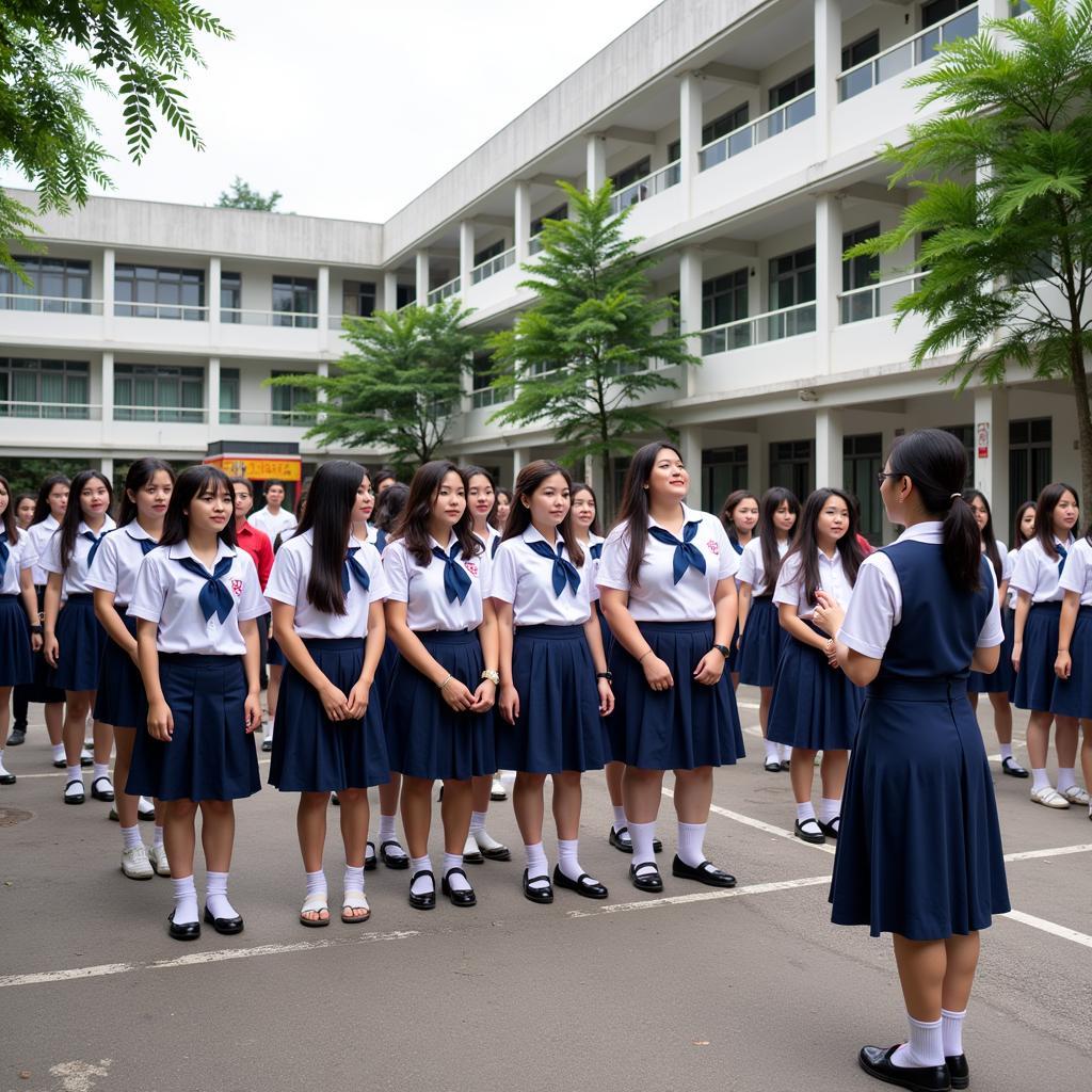 Closing Ceremony at Gia Dinh High School