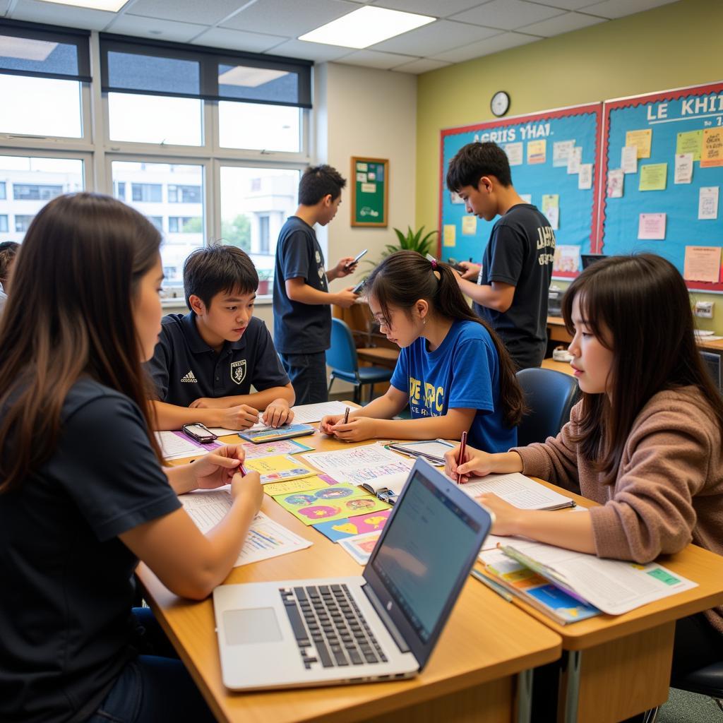 Dynamic Learning Environment at Le Khiet Specialized High School