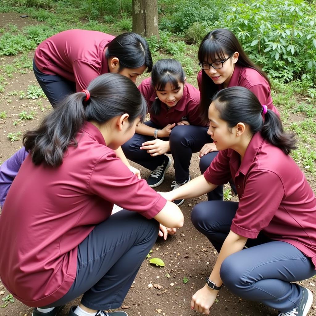 Rèn luyện kỹ năng mềm tại THPT Nông Sơn