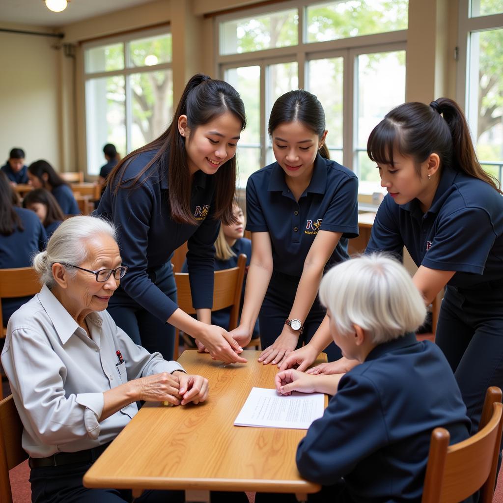 Rèn luyện kỹ năng và phát triển nhân cách tại THPT Nguyễn Du