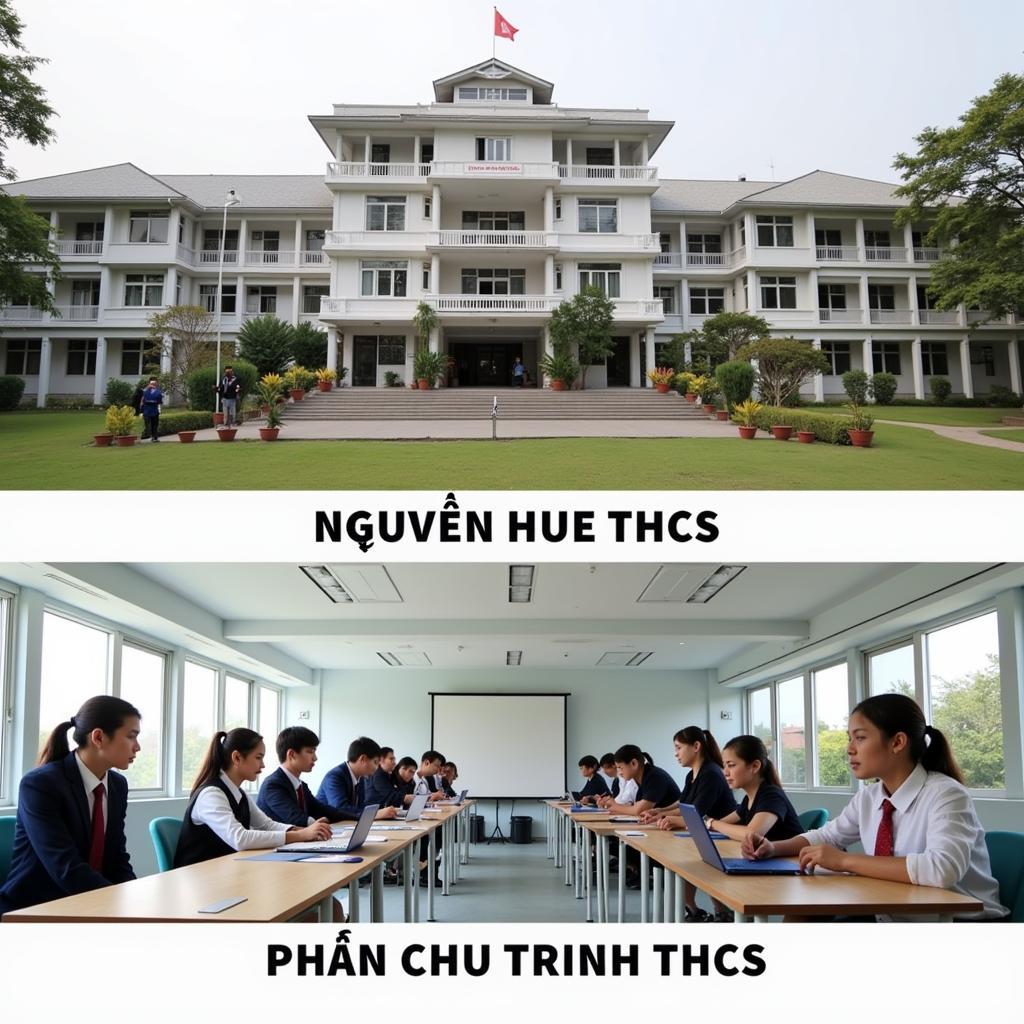 Trường THCS Nguyễn Huệ và Phan Chu Trinh