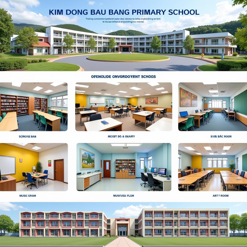 Modern facilities at Kim Dong Bau Bang Primary School