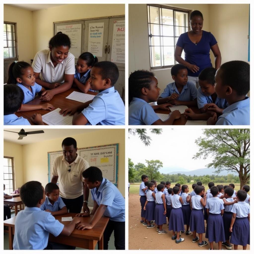 Dedicated Teachers at Van Khe Primary School