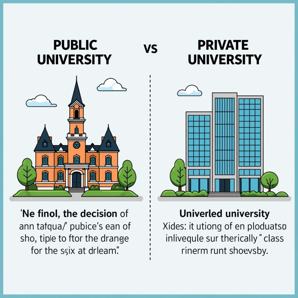 Public vs. Private Universities: Weighing the Options