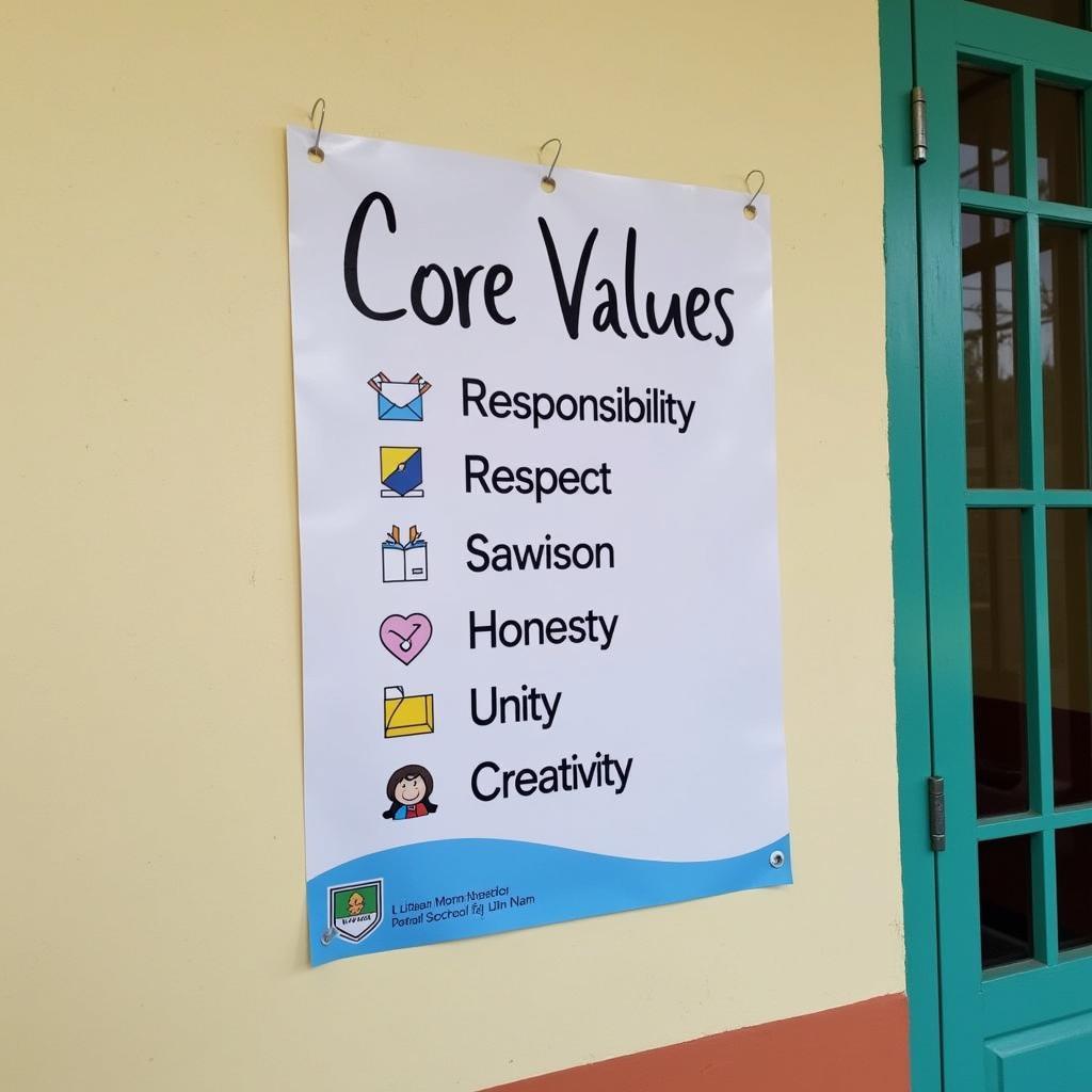 Core values of Linh Nam Secondary School