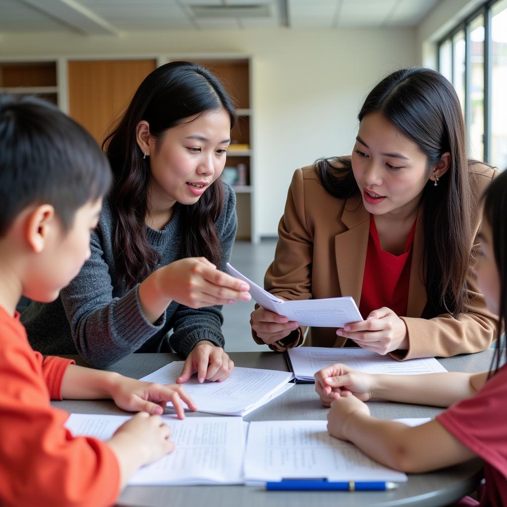 Giao viên và học sinh THPT Gia Định