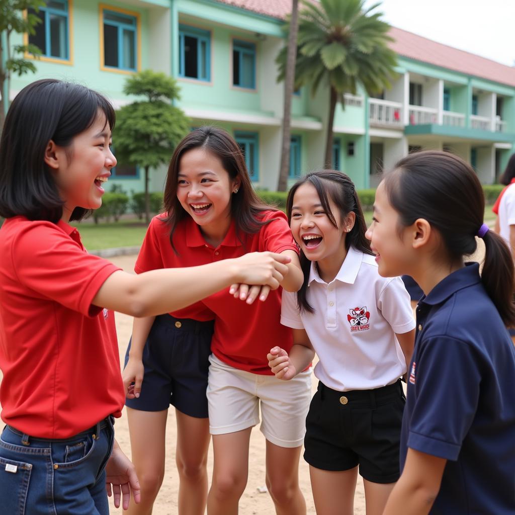 Hoạt động ngoại khóa tại trường Hoàng Văn Thụ Nha Trang